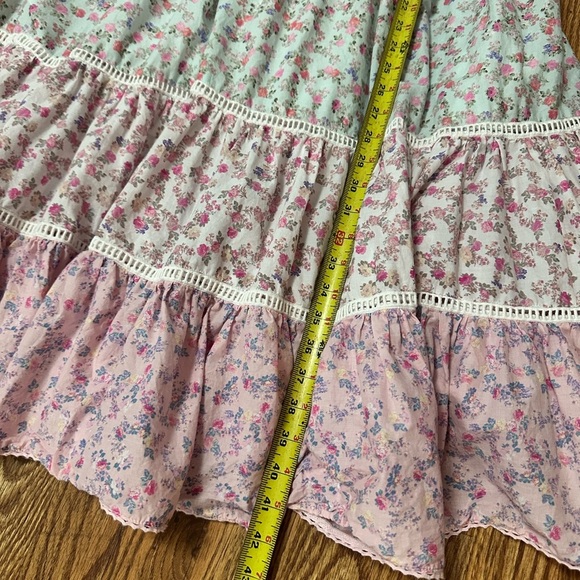 Love Shack Fancy Floral Midi Dress Size Medium - Picture 12 of 12